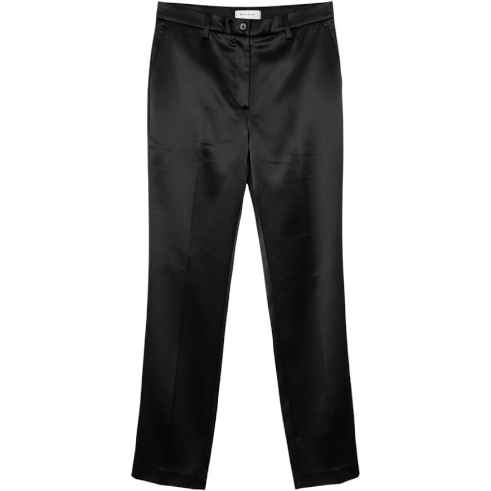 Sharagano Dress Tuxedo Pants Black Satin Trousers Evening Formal Sz 10